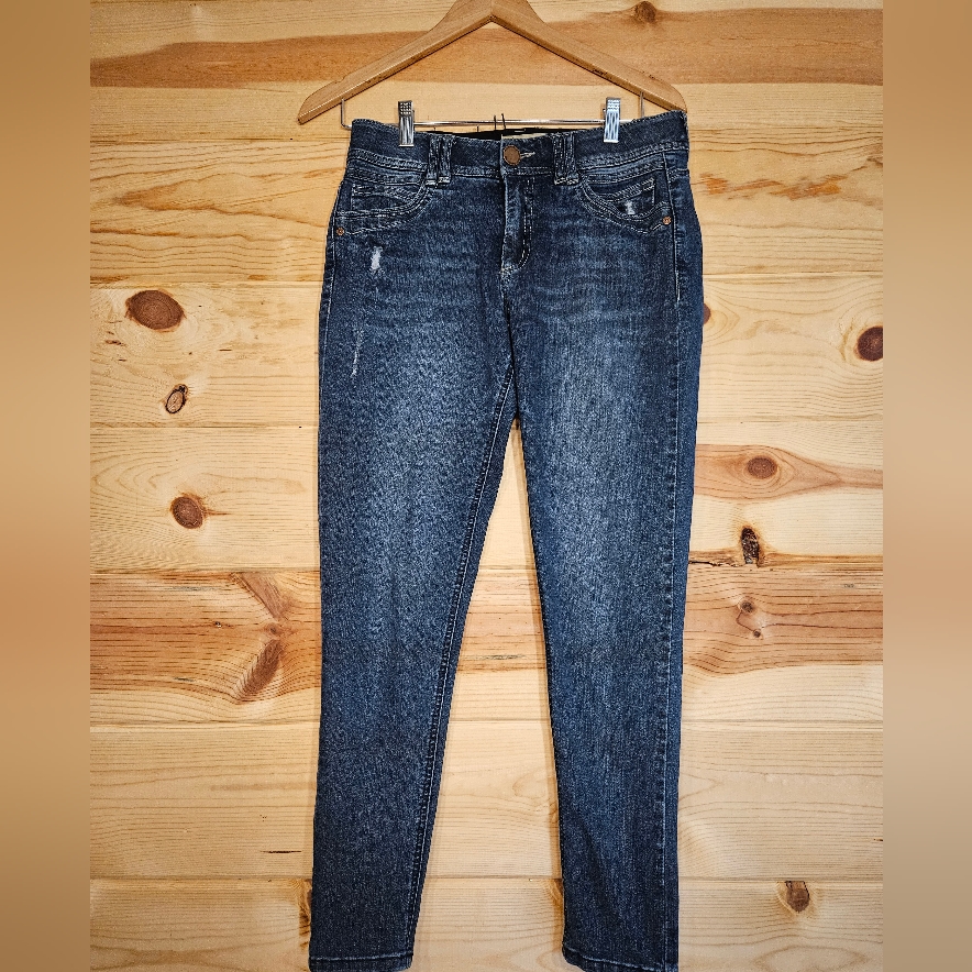 Democracy Women's Skinny Jeans - Dark Blue Size 6